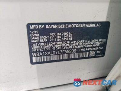 Zdjęcie 12 z 12 samochodu: 2020 BMW M235XI VIN:WBA13AL07L7F58839 - miniatura