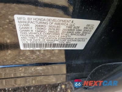 Zdjęcie 13 z 13 samochodu: 2023 ACURA MDX A-SPEC VIN:5J8YE1H07PL004927 - miniatura