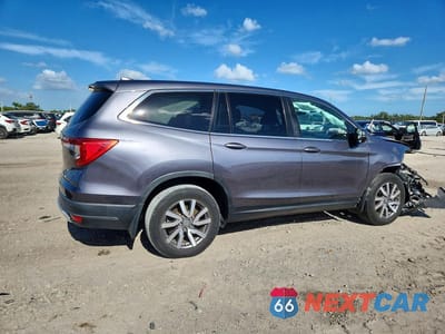 Trzecie zdjęcie samochodu z tyłu: 2022 HONDA PILOT EXL VIN:5FNYF5H58NB006605 - miniatura