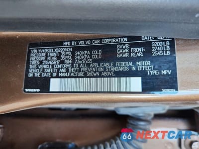 Zdjęcie 13 z 13 samochodu: 2011 VOLVO XC60 3.2 VIN:YV4952DLXB2201434 - miniatura