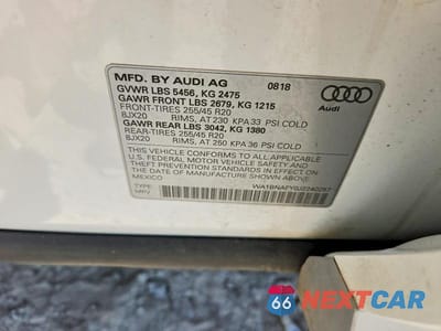 Zdjęcie 13 z 13 samochodu: 2018 AUDI Q5 PREMIUM PLUS VIN:WA1BNAFY0J2240257 - miniatura