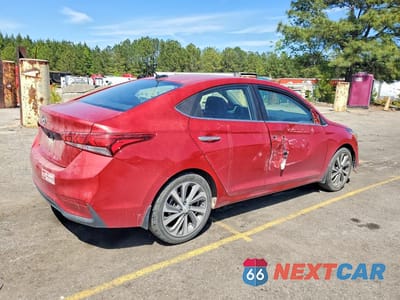 Trzecie zdjęcie samochodu z tyłu: 2021 HYUNDAI ACCENT LIMITED VIN:3KPC34A67ME140588 - miniatura