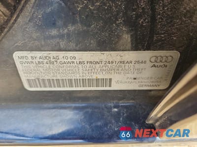 Zdjęcie 12 z 12 samochodu: 2010 AUDI A4 PRESTIGE VIN:WAUKFAFLXAN026055 - miniatura