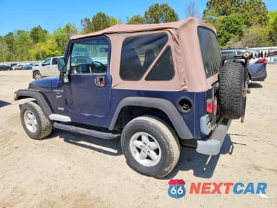 Drugie zdjęcie samochodu z przodu: 2000 JEEP WRANGLER / TJ SPORT VIN:1J4FA49SXYP751820 - miniatura