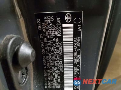 Zdjęcie 12 z 12 samochodu: 2024 TOYOTA COROLLA HYBRID LE VIN:JTDBDMHE1R3008270 - miniatura