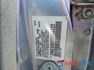 Zdjęcie 13 z 13 samochodu: 2002 HONDA CIVIC EX VIN:2HGES26712H556222 - miniatura