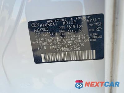 Zdjęcie 13 z 13 samochodu: 2023 HYUNDAI SONATA HYBRID SEL VIN:KMHL34JJXPA075498 - miniatura