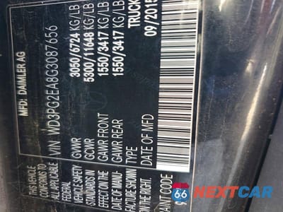 Zdjęcie 13 z 13 samochodu: 2016 MERCEDES BENZ METRIS VIN:WD3PG2EA8G3087656 - miniatura