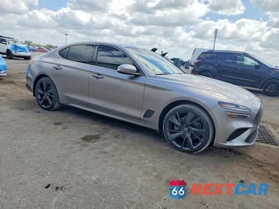 Czwarte zdjęcie samochodu z boku: 2023 GENESIS G70 2.0T VIN:KMTG34TA1PU134876 - miniatura