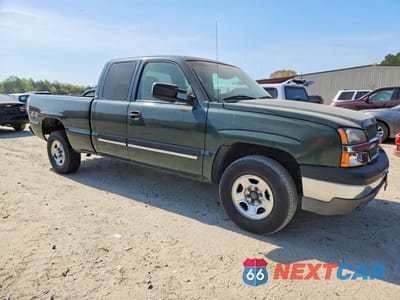 Czwarte zdjęcie samochodu z boku: 2003 CHEVROLET SILVERADO K1500 VIN:1GCEK19V13E175336 - miniatura