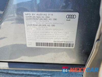 Zdjęcie 14 z 14 samochodu: 2014 AUDI Q5 PREMIUM PLUS VIN:WA1DGAFP7EA083073 - miniatura