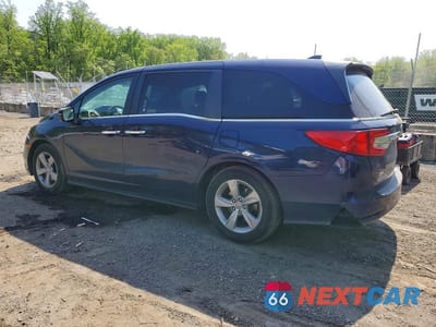 Drugie zdjęcie samochodu z przodu: 2019 HONDA ODYSSEY EX VIN:5FNRL6H58KB122711 - miniatura