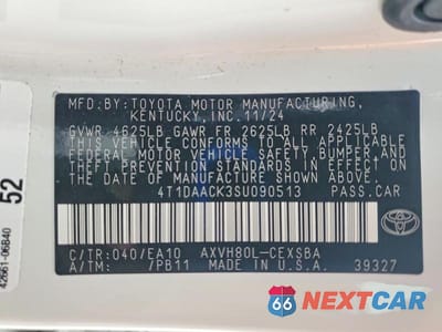 Zdjęcie 13 z 13 samochodu: 2025 TOYOTA CAMRY SE VIN:4T1DAACK3SU090513 - miniatura
