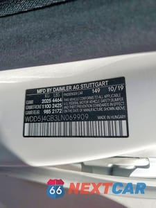 Zdjęcie 12 z 12 samochodu: 2020 MERCEDES-BENZ CLA 250 VIN:WDD5J4GB3LN069909 - miniatura