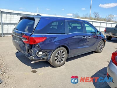 Trzecie zdjęcie samochodu z tyłu: 2024 HONDA ODYSSEY EXL VIN:5FNRL6H66RB067680 - miniatura