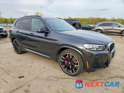 Czwarte zdjęcie samochodu z boku: 2022 BMW X3 M40I VIN:5UX83DP05N9K23546 - miniatura