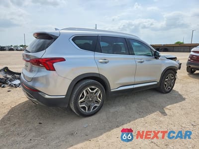 Trzecie zdjęcie samochodu z tyłu: 2021 HYUNDAI SANTA FE LIMITED VIN:5NMS44AL5MH310891 - miniatura