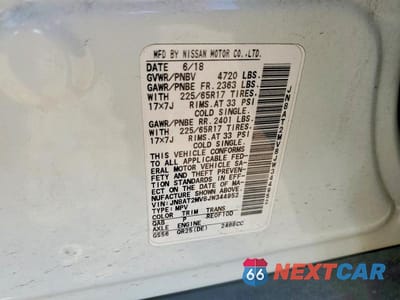 Zdjęcie 13 z 13 samochodu: 2018 NISSAN ROGUE S VIN:JN8AT2MV8JW344952 - miniatura