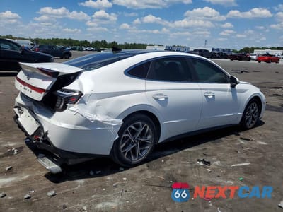 Trzecie zdjęcie samochodu z tyłu: 2022 HYUNDAI SONATA SEL VIN:KMHL14JA8NA225708 - miniatura