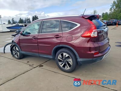 Drugie zdjęcie samochodu z przodu: 2015 HONDA CR-V TOURING VIN:5J6RM4H93FL075153 - miniatura