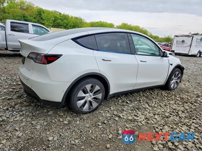 Trzecie zdjęcie samochodu z tyłu: 2022 TESLA MODEL Y VIN:7SAYGDEE5NF563339 - miniatura