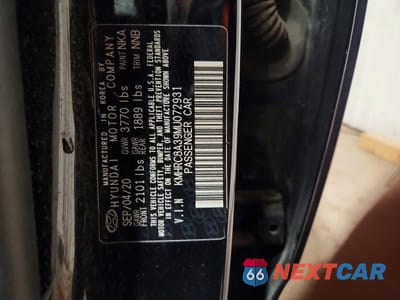 Zdjęcie 12 z 12 samochodu: 2021 HYUNDAI VENUE SEL VIN:KMHRC8A39MU072931 - miniatura