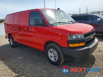 Czwarte zdjęcie samochodu z boku: 2018 CHEV EXPRESS G2500 VIN:1GCWGAFP0J1239950 - miniatura