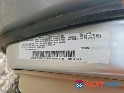 Zdjęcie 13 z 13 samochodu: 2005 SUBARU OUTBACK OUTBACK H6 R LL BEAN VIN:4S4BP86C554364270 - miniatura