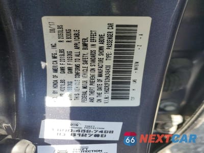 Zdjęcie 12 z 12 samochodu: 2017 HONDA ACCORD SPORT VIN:1HGCR2F52HA248436 - miniatura