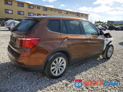 Trzecie zdjęcie samochodu z tyłu: 2017 BMW X3 SDRIVE28I VIN:5UXWZ7C59H0U47016 - miniatura