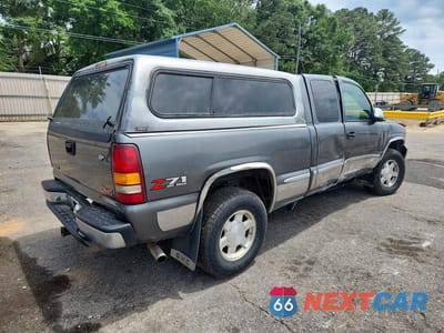 Trzecie zdjęcie samochodu z tyłu: 2001 GMC NEW SIERRA K1500 VIN:1GTEK19T91E181459 - miniatura