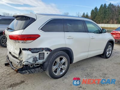 Trzecie zdjęcie samochodu z tyłu: 2018 TOYOTA HIGHLANDER LIMITED VIN:5TDDZRFH4JS865836 - miniatura
