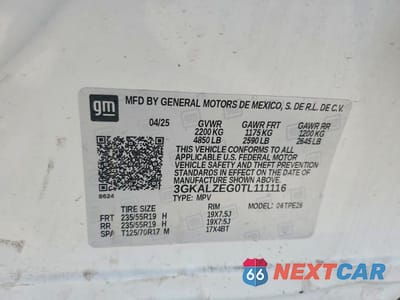 Zdjęcie 14 z 14 samochodu: 2026 GMC TERRAIN DENALI VIN:3GKALZEG0TL111116 - miniatura