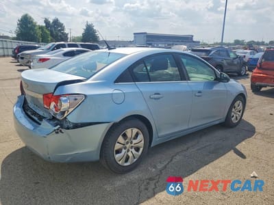 Trzecie zdjęcie samochodu z tyłu: 2012 CHEVROLET CRUZE LS VIN:1G1PC5SH6C7292103 - miniatura