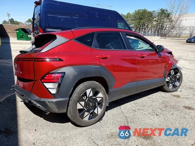 Trzecie zdjęcie samochodu z tyłu: 2025 HYUNDAI KONA SEL VIN:KM8HB3AB0SU307433 - miniatura