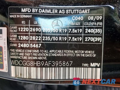 Zdjęcie 13 z 13 samochodu: 2010 MERCEDES-BENZ GLK 350 4MATIC VIN:WDCGG8HB9AF395867 - miniatura