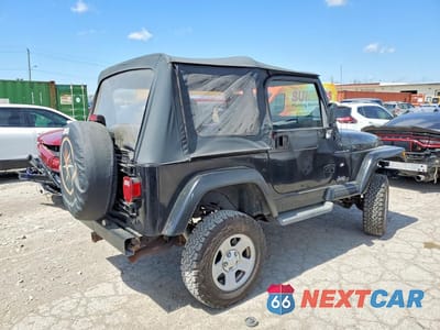 Trzecie zdjęcie samochodu z tyłu: 2000 JEEP WRANGLER / TJ SE VIN:1J4FA29P5YP702511 - miniatura