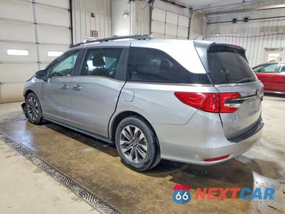 Drugie zdjęcie samochodu z przodu: 2022 HONDA ODYSSEY EXL VIN:5FNRL6H71NB059960 - miniatura