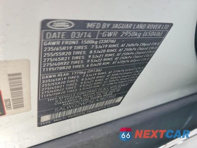 Zdjęcie 13 z 13 samochodu: 2014 LAND ROVER RANGE ROVER SPORT SE VIN:SALWG2WF5EA362350 - miniatura