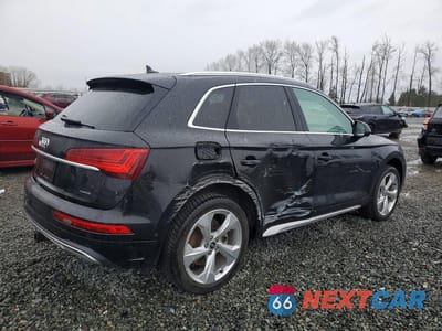 Trzecie zdjęcie samochodu z tyłu: 2021 AUDI Q5 PRESTIGE VIN:WA1CAAFYXM2009483 - miniatura
