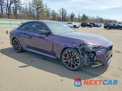Czwarte zdjęcie samochodu z boku: 2024 BMW M240XI VIN:3MW53CM03R8E68975 - miniatura