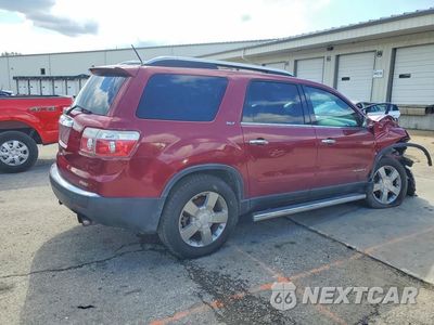 Trzecie zdjęcie samochodu z tyłu: 2008 GMC ACADIA SLT-2 VIN:1GKEV33768J254128 - miniatura