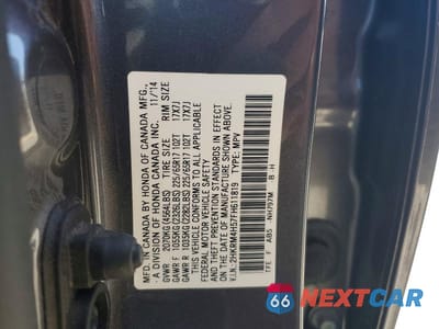 Zdjęcie 13 z 13 samochodu: 2015 HONDA CR-V EX VIN:2HKRM4H57FH611819 - miniatura