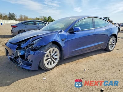 2022 TESLA MODEL 3 5YJ3E1EB2NF278728 - główne zdjęcie licytacji z USA - miniatura