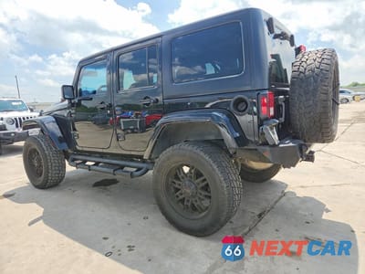 Drugie zdjęcie samochodu z przodu: 2014 JEEP WRANGLER UNLIMITED SAHARA VIN:1C4BJWEG9EL100473 - miniatura
