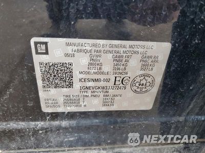 Zdjęcie 13 z 13 samochodu: 2018 CHEVROLET TRAVERSE LT VIN:1GNEVGKW3JJ272479 - miniatura
