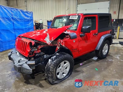 2016 JEEP WRANGLER SPORT 1C4AJWAG0GL128389 - główne zdjęcie licytacji z USA - miniatura