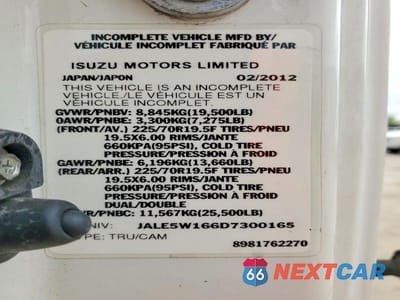 Zdjęcie 13 z 13 samochodu: 2013 ISUZU NRR REFRIGERATED BOX TRUCK VIN:JALE5W166D7300165 - miniatura