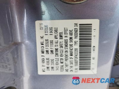 Zdjęcie 12 z 12 samochodu: 2015 ACURA TLX TECH VIN:19UUB2F5XFA020299 - miniatura
