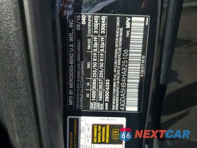 Zdjęcie 13 z 13 samochodu: 2017 MERCEDES-BENZ GLE 350 4MATIC VIN:4JGDA5HB4HA825106 - miniatura